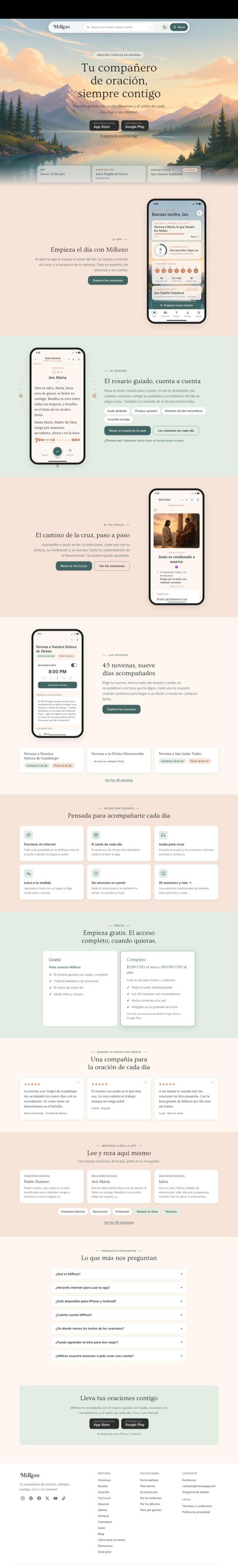 MiRezo website screenshot